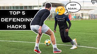 5 BASIC DEFENDING SECRETS  How to improve as a defender in soccer FAST [upl. by Lidah]