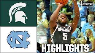 Michigan State Spartans vs North Carolina Tar Heels  Full Game Highlights  ESPN CBB [upl. by Eniaj]