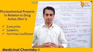 Physicochemical Properties in Relation to Biological Action Part 1  Medicinal Chemistry 1 [upl. by Clarey]