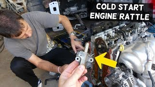 ENGINE NOISE RATTLE ON COLD START 12 SECOND RATTLE NOISE COLD ENGINE [upl. by The]