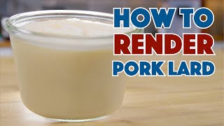 How To RENDER PORK Leaf Fat For Lard [upl. by Eissed507]