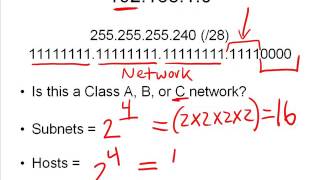 16 How to Find the Number of Subnets Valid Hosts [upl. by Lada]