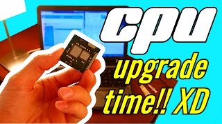 How to Upgrade a Laptop CPU  Processor XD [upl. by Jerrilyn]