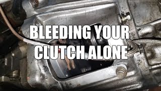 HOW TO BLEED A CLUTCH BY YOURSELF [upl. by Aicirtap]