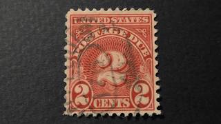 Postage stamp USA Postage Due Price 2 cents [upl. by Reisfield439]