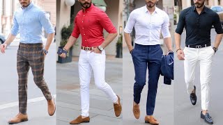 20 Ways To Style Most Attractive Shirt Colours For Mens  Latest Mens Formal Shirt Pant 2021 [upl. by Viridi246]