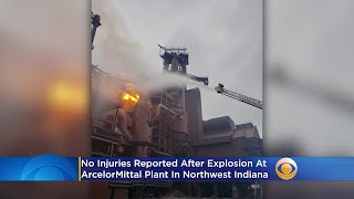 Explosion At ArcelorMittal Plant In Northwest Indiana No Injuries Reported [upl. by Apeed]