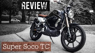 Super Soco TC Review Deutsch  Elektroroller im Design eines Elektromotorrades [upl. by Voltmer]