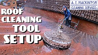 Roof Cleaning Tool Setup [upl. by Airbmat]