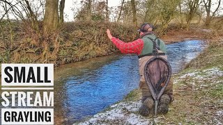 Small Stream BIG Numbers UK Fly Fishing For Grayling Fishing  Suspension Nymphing [upl. by Blatman697]