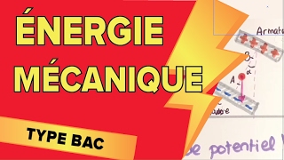 Energie Mécanique Cinétique et Potentielle  Exercice Type Bac  Mathrix [upl. by Neil]