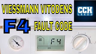 VIESSMANN BOILER F4 FAULT CODE  How To Reset [upl. by Eannej]