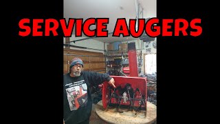 HOW TO SERVICE Honda Snowblower Augers [upl. by Spain]