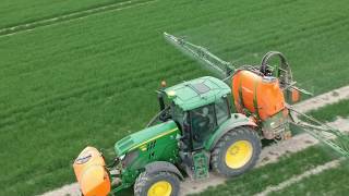 Spraying with Amazone sprayer [upl. by Bicknell]