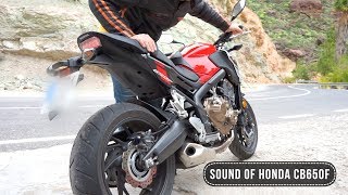 Honda CB650F 2018 Sound [upl. by Ideih]