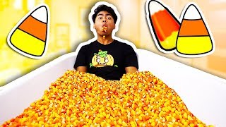 CANDY CORN BATH CHALLENGE [upl. by Byrann]