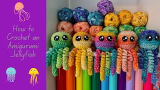 Jellyfish Crochet Pattern Amigurumi Crochet Free Crochet Pattern Tutorial [upl. by Debi138]