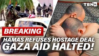 BREAKING Israel FREEZES Gaza Aid – Hamas REJECTS Hostage Deal  TBN Israel [upl. by Malory449]