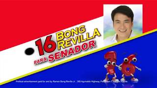 Sen Bong Revilla  16 sa Balota [upl. by Sabah]