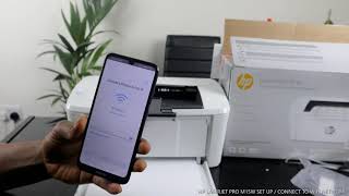 HP Laserjet Set Up  Connect to A WIFI Network [upl. by Ede]