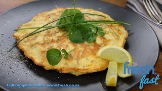 Simple and delicious Whitebait Fritters recipe [upl. by Enyamert696]