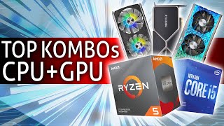 Die BESTEN CPU amp GPU GAMING Kombinationen 😲 2021 [upl. by Harman543]