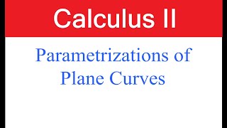 Parametrization of Plane Curves [upl. by Parrnell808]