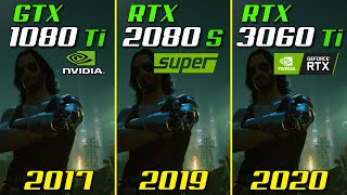 RTX 3060 Ti vs RTX 2080 Super vs GTX 1080 Ti [upl. by Lingwood]