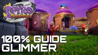 Spyro 2 Riptos Rage Reignited 100 Guide GLIMMER ALL ORBS GEMS [upl. by Ancell]