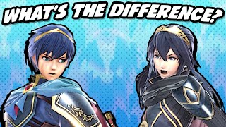 Whats the Difference between Marth and Lucina SSBU [upl. by Loredana]