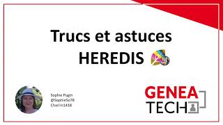 Trucs et astuces Heredis n°4  Les rubriques personnelles [upl. by Rehpinej968]