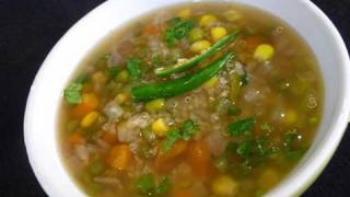 How to make Quinoa Soup  Vegetarian Recipe [upl. by Carlstrom]