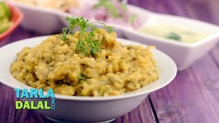 Spicy Green Moong Dal Khichdi by Tarla Dalal [upl. by Leyes]