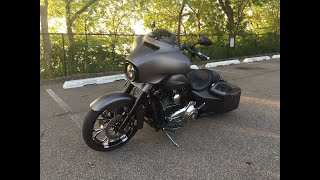 Street Glide Front Brake Line Replacement [upl. by Zarla45]