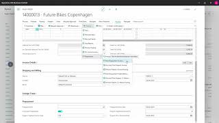 Prepayment of Sales Orders  Microsoft Dynamics 365 Business Central [upl. by Papotto]