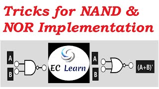 NAND NOR implementation  Digital Electronics [upl. by Budding265]