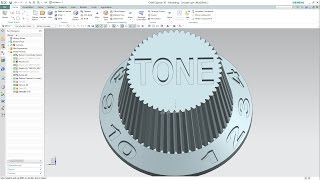 SIEMENS NX 10  HOW TO CREATE 3D TEXT IN MODEL [upl. by Norit]