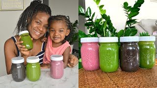 4 Smoothies I drink each week  Easy amp Raw Vegan recipes [upl. by Cyrill]