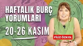 Filiz Özkol ile haftalık burç yorumları  2026 Kasım [upl. by Amihc]