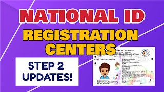 National ID Registration Centers  National ID Registration STEP 2 Updates [upl. by Buchalter]