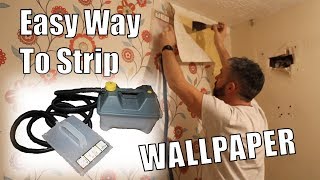 How to strip wallpaper with a Wallpaper Stripper  How to use a Wallpaper Steamer [upl. by Ode556]