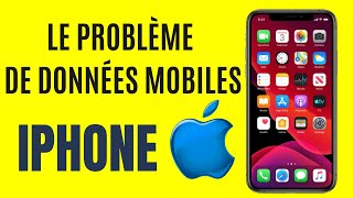 Comment régler le problème de données cellulaires sur iPhone [upl. by Leeke]