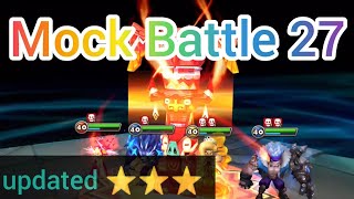 Mock Battle 27  Summoners War [upl. by Kreiker]