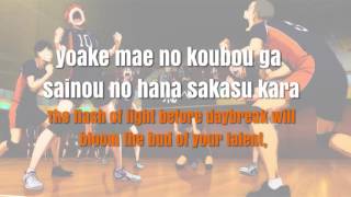 ENGROM FULL Haikyuu 2 OP2  FLY HIGH Lyrics [upl. by Melantha]