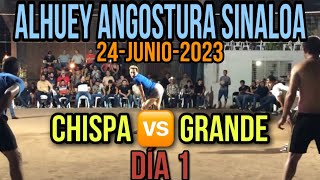 CHISPA PELON TOKIAS vs GRANDE AGUSTIN ERU  DIA 1  ALHUEY ANGOSTURA SIN  24JUNIO2023 [upl. by Mack]