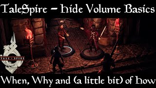 Talespire  When and Why to use Hide Volumes [upl. by Enyrb25]