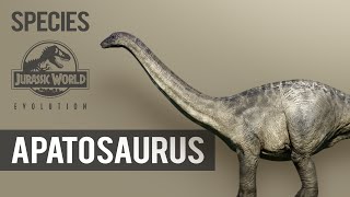 Apatosaurus  SPECIES PROFILE  Jurassic World Evolution [upl. by Vick877]