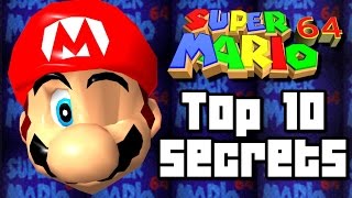 Super Mario 64 TOP 10 SECRETS amp Tricks Wii U N64 [upl. by Ahsinahs76]