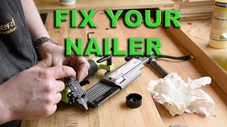 Air Nailer Fix Cleaning Inspection and Reassembly [upl. by Giacopo4]