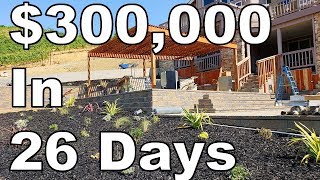 300000 Landscaping Job In 26 Days Luxury Landscape Construction [upl. by Arteid278]